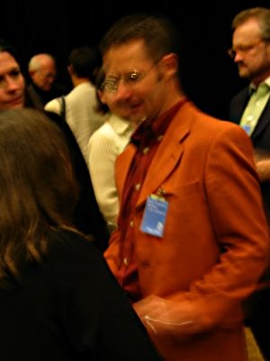 Jean-François Porchez, blurry but resplendent in russet