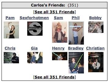 Carlos&rsquo;s Friends, five out of ten of whom hold lightsabres