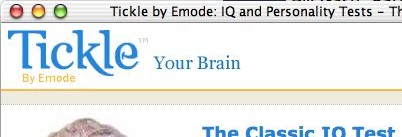 ‘Tickle Your Brain: The Classic IQ Test’