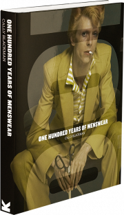 Cover showing David Bowie in ochre-coloured suit