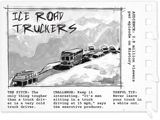 ‘Ice Road Truckers’ illustration